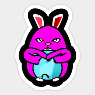 Pink Bunny Sticker